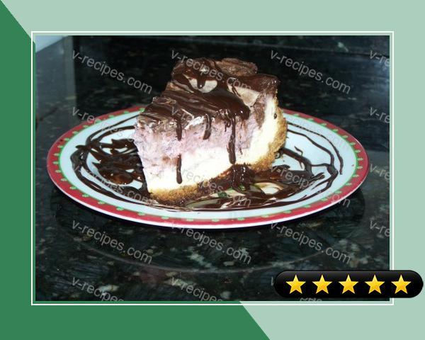 Raspberry/Blackberry Cheesecake W/Chocolate Ganache Shell Topping recipe