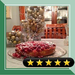 Cranberry Upside-Down Sour Cream Cake recipe