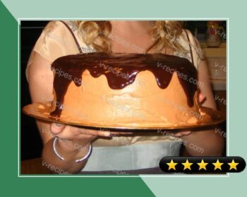Glazed Chocolate Pumpkin Cake recipe