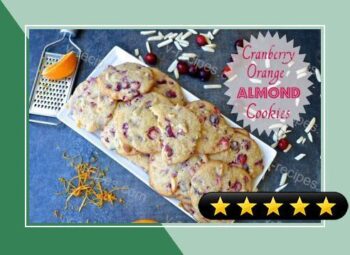 Cranberry Orange Almond Cookies recipe