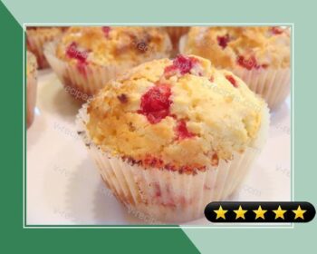 Cranberry and Cream Cheese Muffins recipe