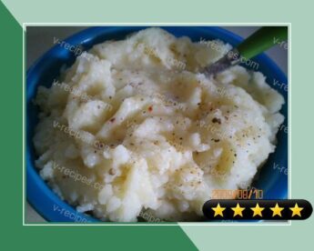 Amazing Buttermilk Garlic Mashed Potatoes recipe