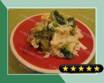 Broccoli Cheese and Rice Casserole recipe