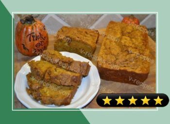 Streusel Topped Pumpkin Bread with Apples recipe