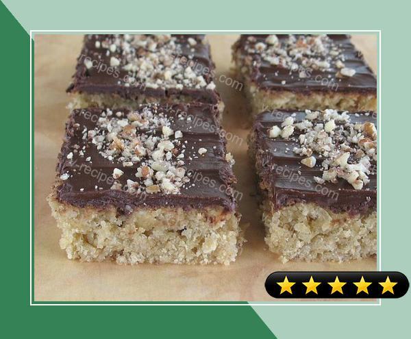 Quick, Easy Oatmeal Bars With Chocolate Topping recipe