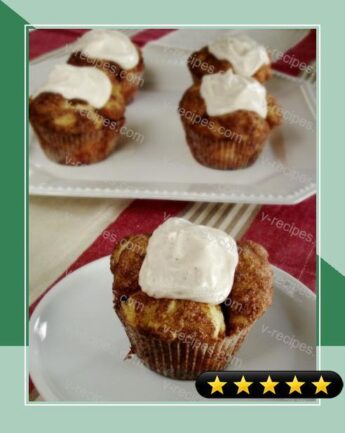 Monkey Bread Muffins with Cinnamon Cream Cheese Frosting recipe