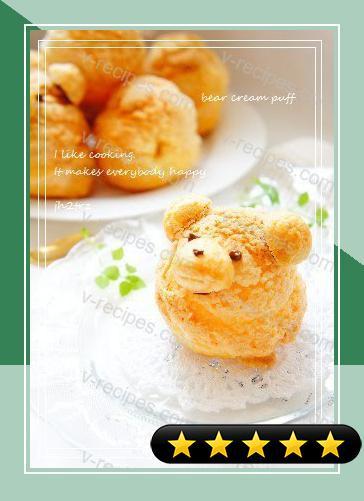 Crispy Bear Cream Puffs recipe
