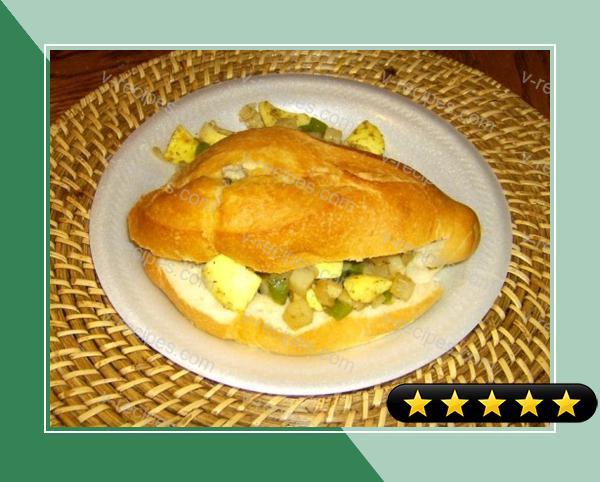Moroccan Style Potato and Egg Sandwiches recipe