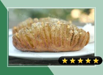 Garlic and Parmesan Grilled Hasselback Potatoes recipe