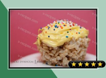 Rice Krispy Cupcakes recipe