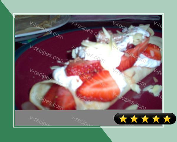 Strawberry Crepes recipe