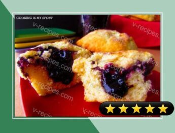 Blackberry Jam-Filled Muffins recipe
