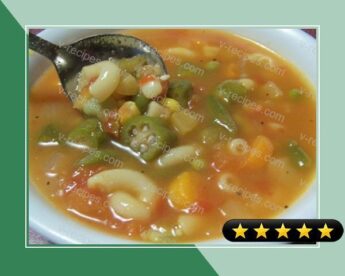 Veggie Mac Soup recipe