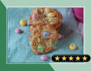 Coconut and White Chocolate M&M Cookies recipe