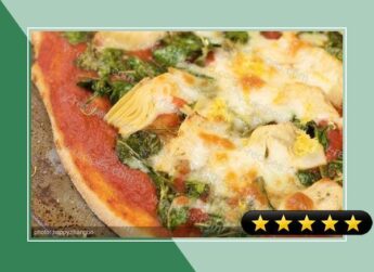Artichoke, Spinach and Lemon Pizza recipe
