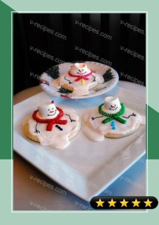 Melted Snowman Cookies recipe