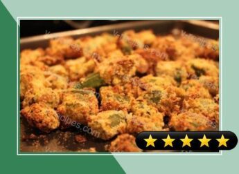 Oven Fried Okra recipe