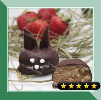 Chocolate-Covered Cookie Dough Bunnies recipe