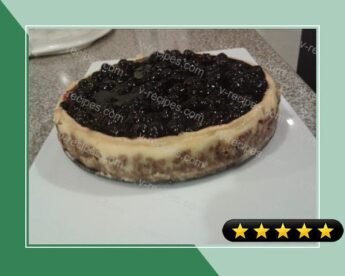 Vanilla Mascarpone Blueberry Cheesecake recipe