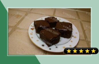Dark Chocolate Cake-Like Brownies recipe