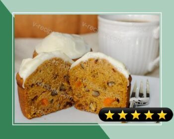 Pumpkin Muffins with Cream Cheese Frosting recipe