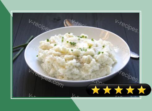 Garlic Mashed Cauliflower recipe