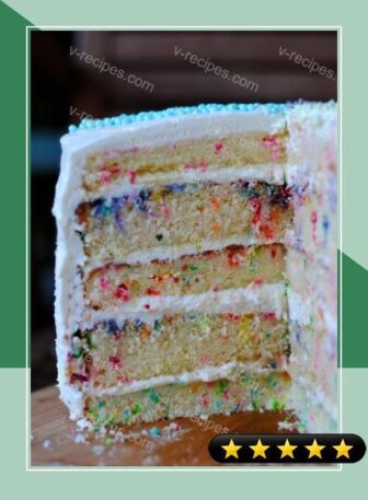 Bedazzled Funfetti Celebration Cake recipe