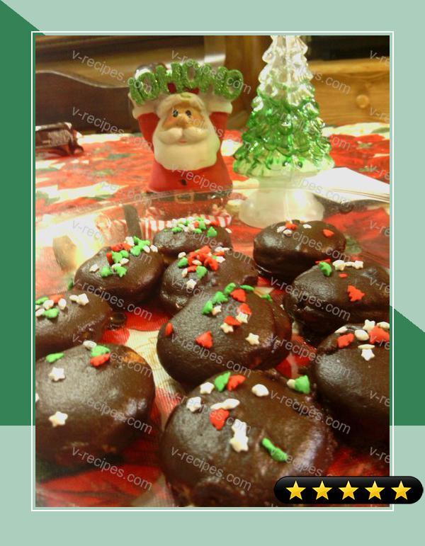 Sunshine's Christmas Chocolate Peanut Butter Cookies recipe