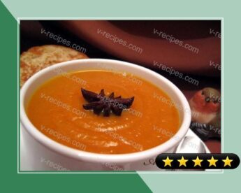 Creamy Carrot Soup With Star Anise recipe