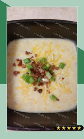 Cheesy Potato Crockpot Soup recipe