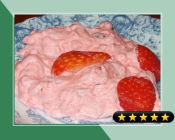 Strawberry Jello Fluff Dessert recipe