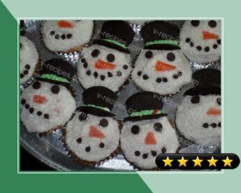 Festive Snowmen Cupcakes recipe