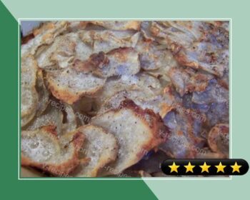 Simple Crunchy Potato and Onion Casserole - Low Cal recipe