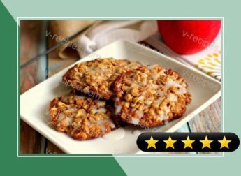 Glazed Apple Oatmeal Cookies recipe