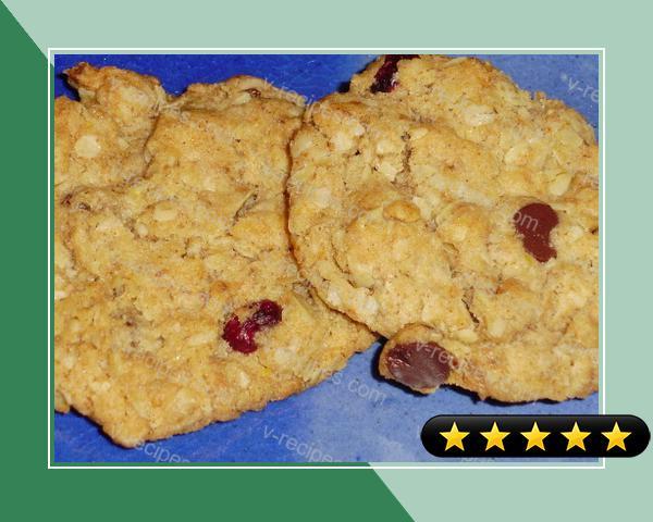 Healthy Walnut (Or Chocolate) Cranberry Oatmeal Chewy Cookies recipe