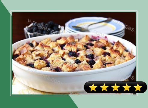 Blackberry Bread Pudding recipe