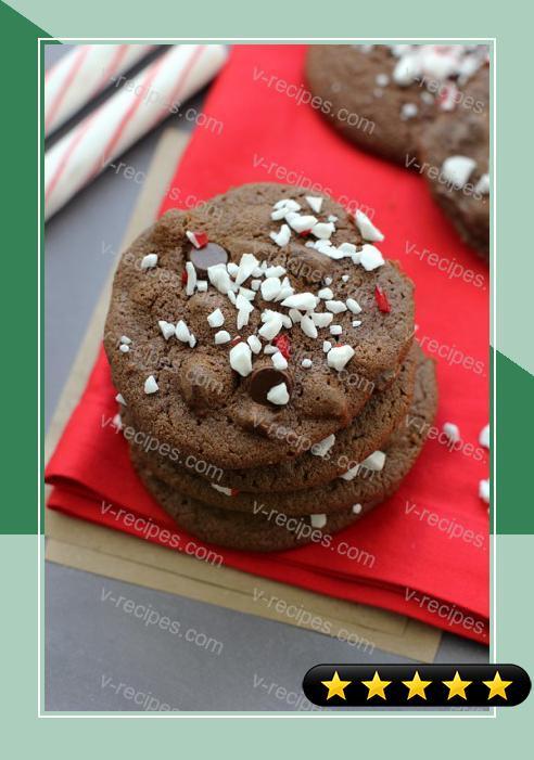 Dark Chocolate Peppermint Cookies recipe