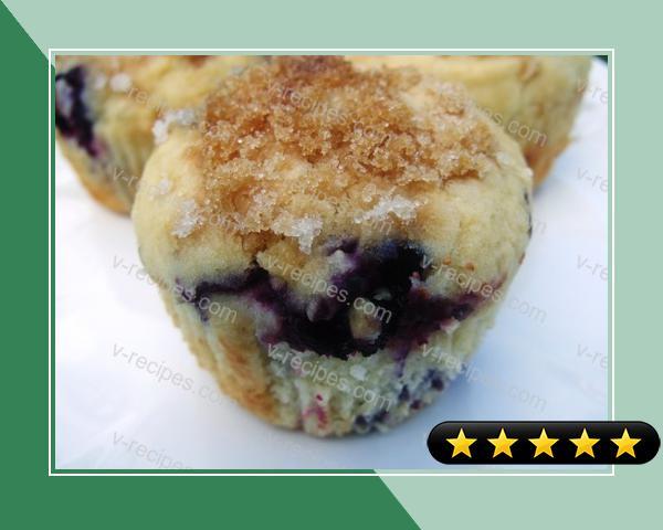 Paula Deen's Blueberry Muffins recipe
