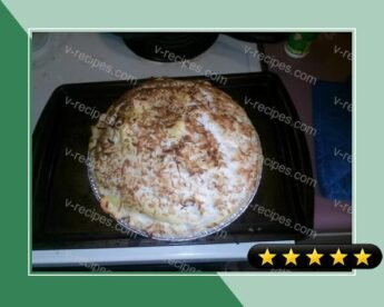 Guiltless Coconut Custard Pie with Sugar Free Meringue recipe