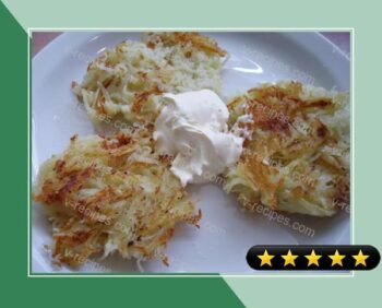 Cheese and Potato Pancakes recipe