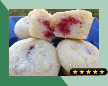 Raspberry-Cream Cheese Muffins recipe