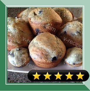 Giant Blueberry Muffins recipe