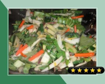 Crisp Noodle and Vegetable Stir-Fry recipe