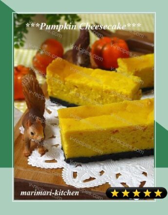 Great for Halloween! Kabocha Squash Cheesecake recipe