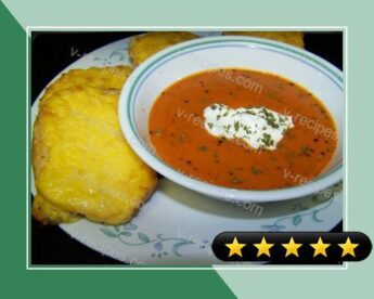 Cheese Toasties and Cream of Tomato Basil Soup recipe