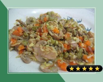 Brown Rice-Mushroom Pilaf recipe