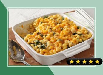 Baked Macaroni & Cheese with Greens recipe