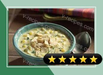 Spicy Southwest Corn-Cheese Soup recipe