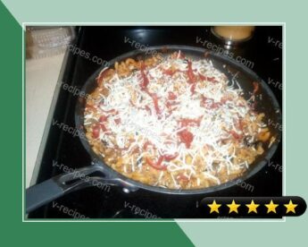 Skillet macaroni pizza recipe