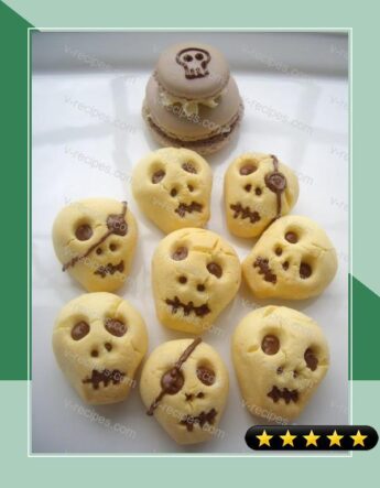 3D Skull Cookies for Halloween recipe